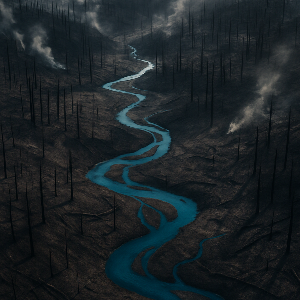 Wildfire-affected watershed and water quality monitoring infrastructure